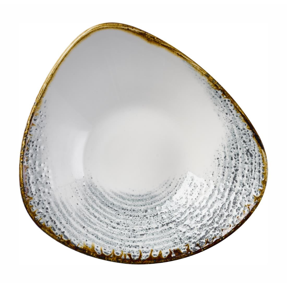 Churchill Homespun Accents Grey Triangle Bowl product image