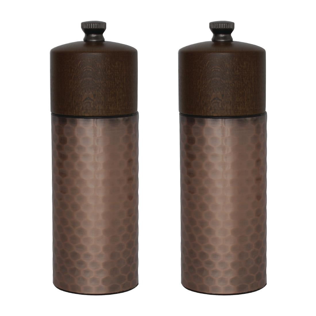 Olympia Copper Wood Salt and Pepper Mill Set product image
