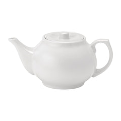 Utopia Pure White Porcelain Teapots 430ml (Pack of 12)