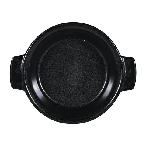 Churchill Black Igneous Stoneware Individual Dish 120mm (Pack of 6)