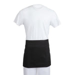 Whites Short Bistro Apron Black product image