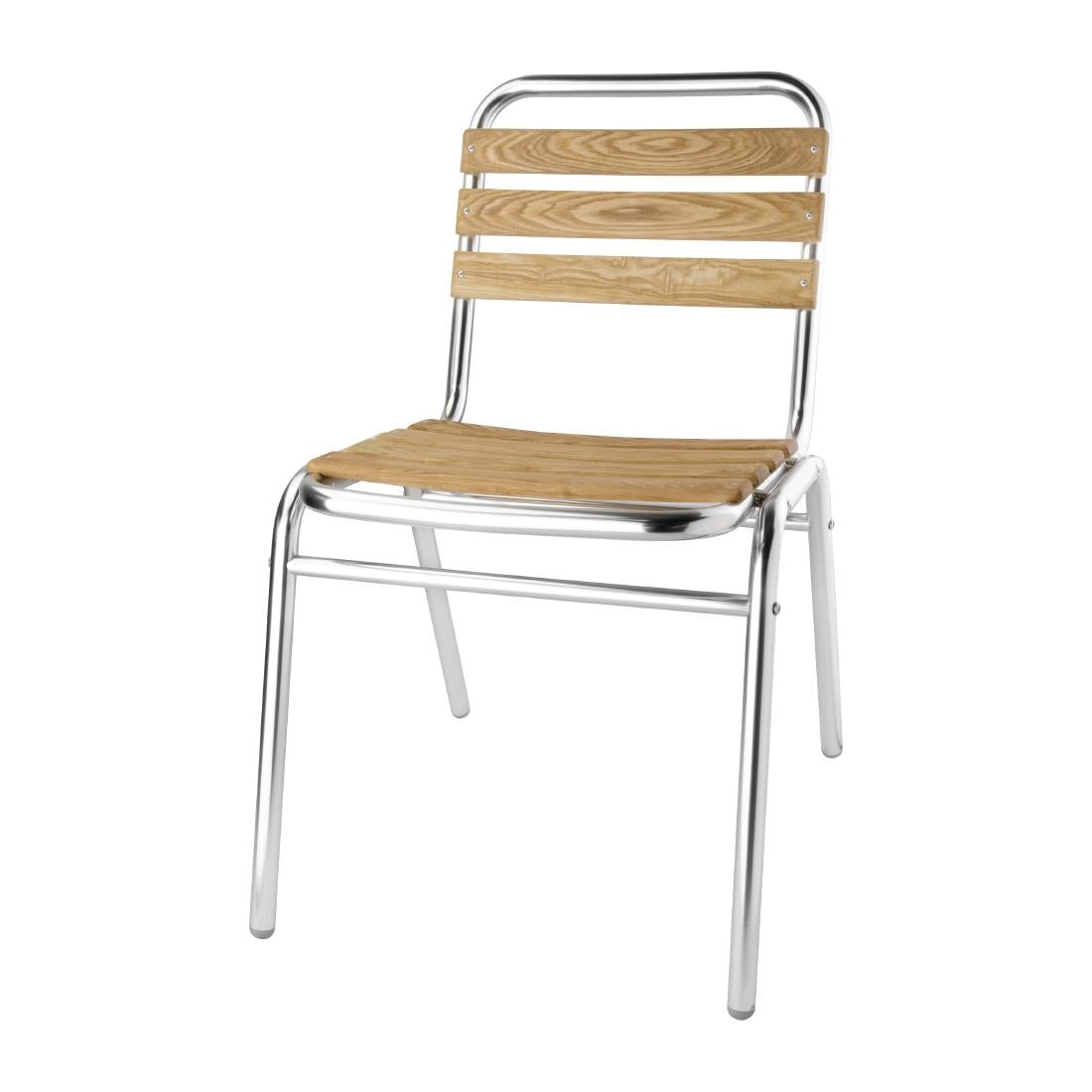 Bolero Aluminium & Ash Bistro Side Chairs product image
