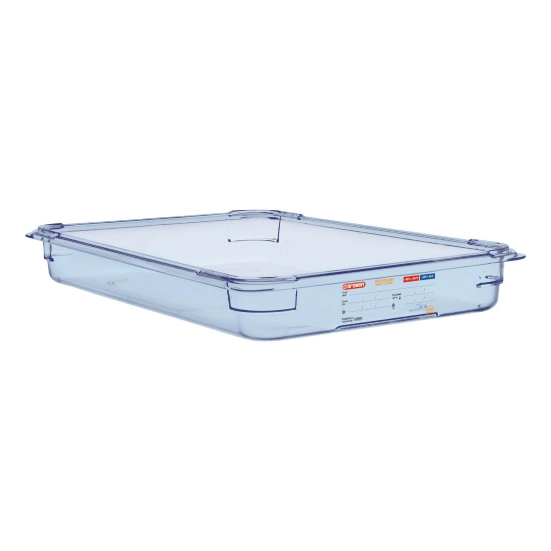 Araven ABS Food Storage Container Blue GN 1/1 product image