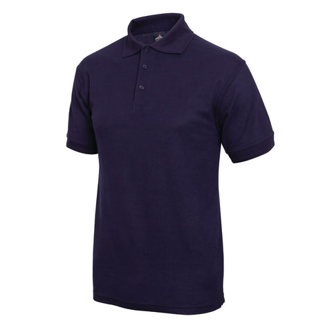 Portwest Unisex Polo Shirt Navy Blue XL