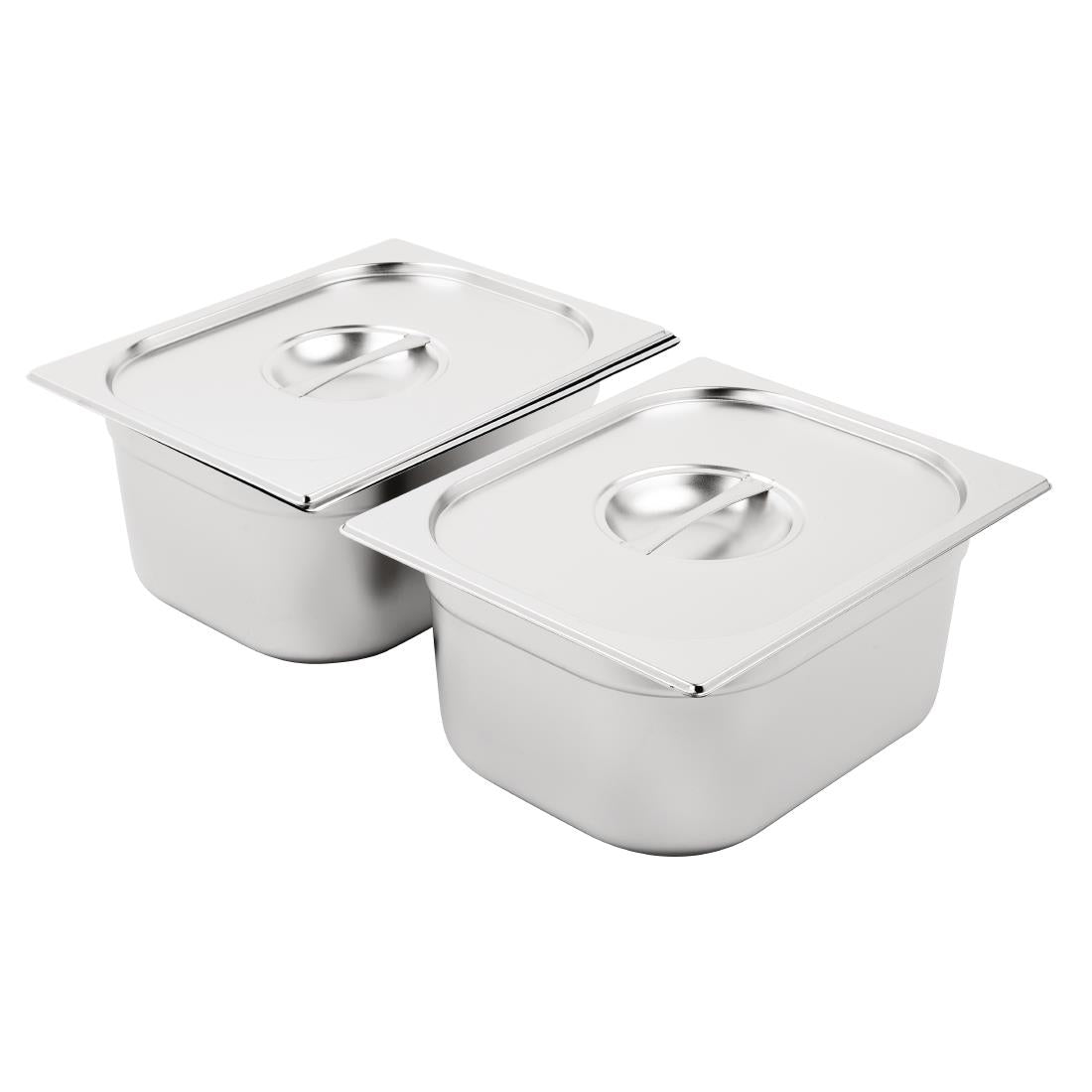 Vogue Stainless Steel Gastronorm Tray Set 2 x product image