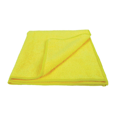 EcoTech Microfibre Cloths Yellow (Pack of 10)