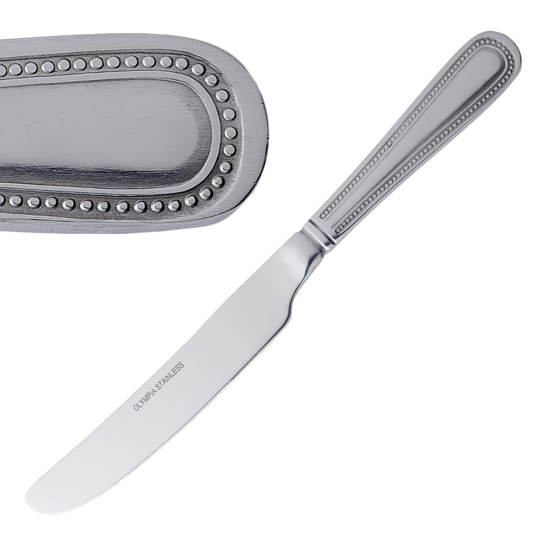 Olympia Bead Solid Handle Table Knife product image