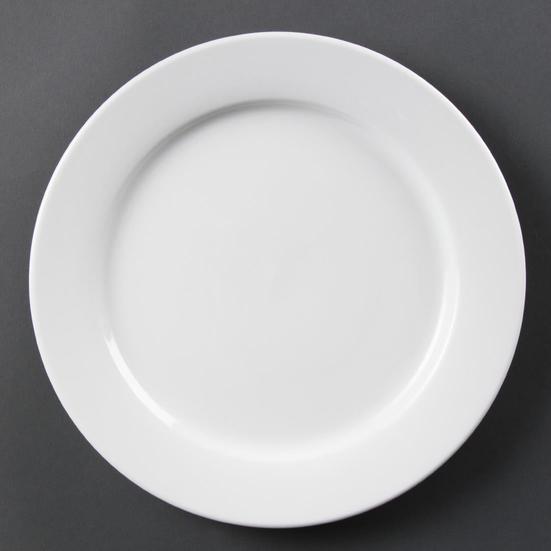Olympia Whiteware Wide Rimmed Plates 280mm product image