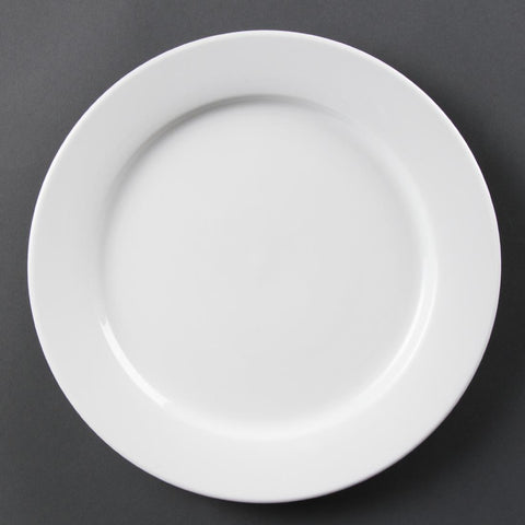 Olympia Whiteware Wide Rimmed Plates 280mm product image