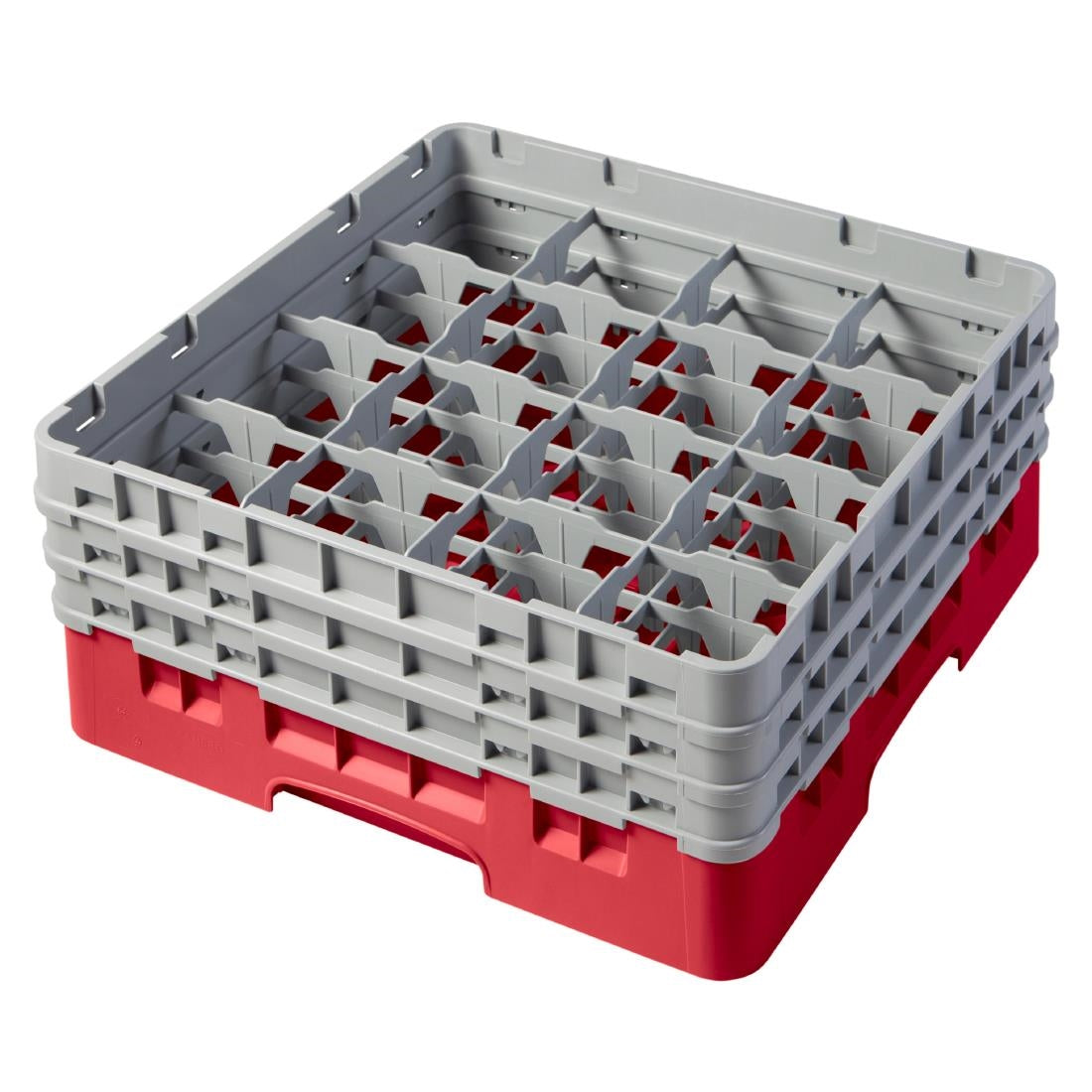 Cambro Camrack Red 16 Compartments Max Glass product image