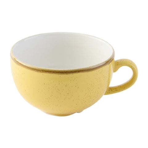 Churchill Stonecast Mustard Seed Cappuccino Cup 340ml (Pack of 12)
