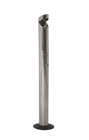 Genware AT-POLE Floor-Mounted St/St Smokers Pole 92cm
