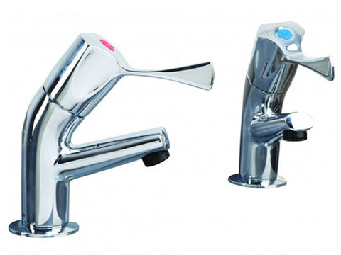 Mechline AquaTechnix TX-500BL 1/2-inch Basin Taps with 3-inch Lever - WRAS Approved