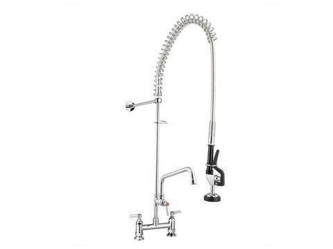 Advantage WRAS Approved Pre Rinse Spray Double Deck Mounted c/w 12" Bowl Filling Tap