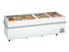 Tefcold 1100CHV WH Island Site Display Freezer – Large Capacity