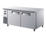 Atosa YPF9032GR Two Door Prep Counter Fridge