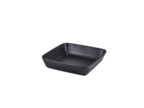 Genware B22B-CT Forge Buffet Stoneware Square Roaster 23cm - Pack of 4