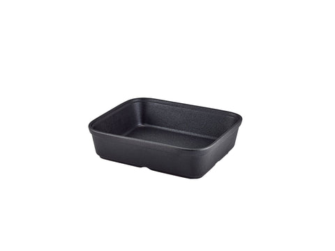 Genware B5-CT Forge Buffet Stoneware Baking Dish 20 x 24.5 x 6.5cm - Pack of 2