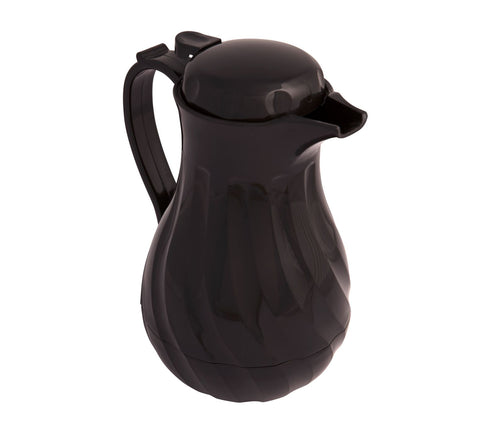 Genware B9708 Insulated Beverage Server Black 40oz 1.2Ltr