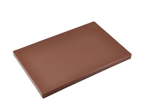 Genware BR11812 Brown 1" Chopping Board 18 x 12"