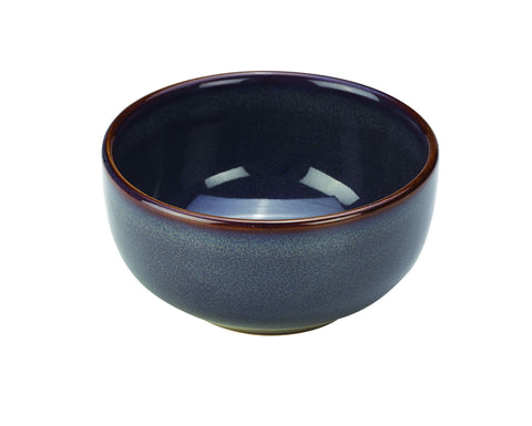 Genware BW-BL11 Terra Stoneware Rustic Blue Round Bowl 11.5cm - Pack of 6