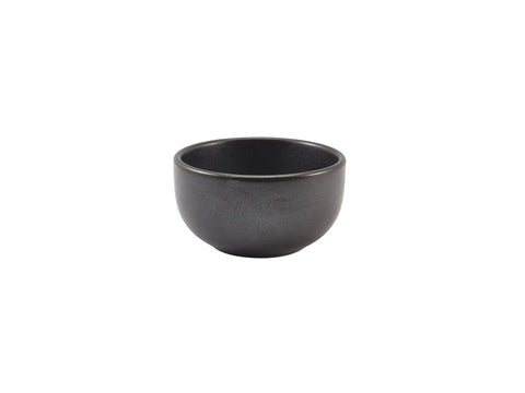 Genware BW-PBK11 Terra Porcelain Black Round Bowl 11.5cm - Pack of 6