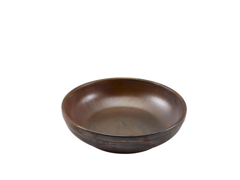 Genware CB-PRC23 Terra Porcelain Rustic Copper Coupe Bowl 23cm - Pack of 6
