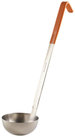 Genware CCL8OR Colour Coded Ladle 8oz Orange