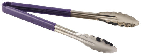 Genware CCT31P Genware Colour Coded St/St. Tong 31cm Purple
