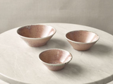 Genware CN-PRS14 Terra Porcelain Rose Conical Bowl 14cm - Pack of 6