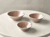 Genware CN-PRS16 Terra Porcelain Rose Conical Bowl 16cm - Pack of 6