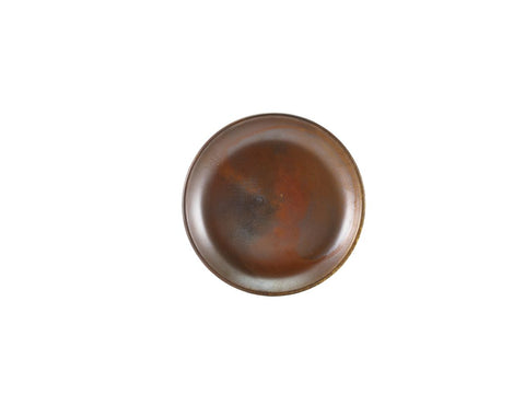 Genware CP-PRC19 Terra Porcelain Rustic Copper Coupe Plate 19cm - Pack of 6