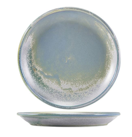 Genware CP-PSF19 Terra Porcelain Seafoam Coupe Plate 19cm - Pack of 6