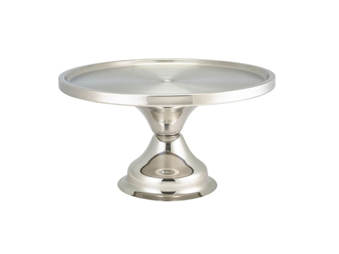 Genware CSHB S/St. Cake Stand 13"Dia.6.5" High