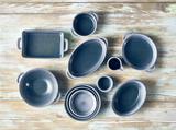 Genware CT-TD13G Forge Graphite Stoneware Tapas Dish 13cm - Pack of 6