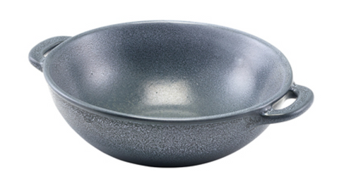 Genware CT-BD15G Forge Graphite Stoneware Balti Dish 15cm - Pack of 6