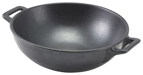 Genware CT-BD15 Cast Iron Effect Balti Dish 15cm - Pack of 6