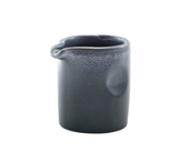 Genware CT-SJ9G Forge Graphite Stoneware Pinched Jug 9cl/3.2oz - Pack of 12