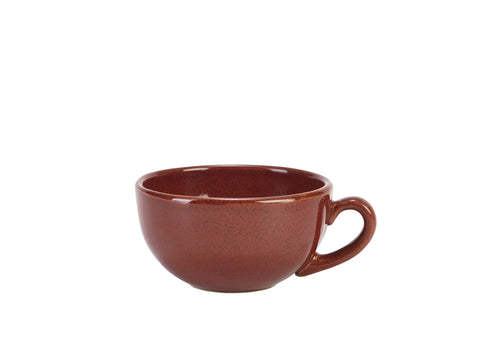 Genware CUP-R30 Terra Stoneware Rustic Red Cup 30cl/10.5oz - Pack of 6
