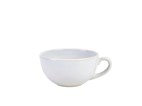 Genware CUP-WH30 Terra Stoneware Rustic White Cup 30cl/10.5oz