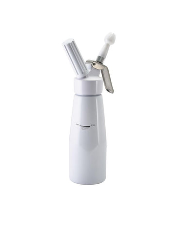 Genware CW500PROMO Cream Whipper 500ml White + 10 Free Bulb