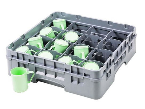 Cambro 16C258151 H66mm 16 Compartment Camrack Cup Rack