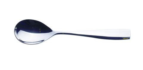 Genware DS-SQ Square Dessert Spoon 18/0 (Dozen)