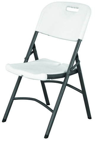 Genware FPC Folding Utility Chair White HDPE