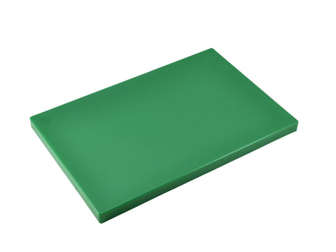 Genware G11812 Green 1" Chopping Board 18 x 12"