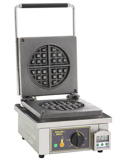 Roller Grill GES 75 Single Round Waffle Iron – 4 Piece