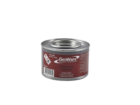 Genware GH-200 Gen-Heat Ethanol Chafing Fuel 2 Hour - Pack of 36