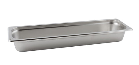 Genware GN24-65 St/St Gastronorm Pan 2/4 - 65mm Deep