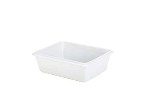 Genware GN2A-W Royal Gastronorm Dish 1/2 100mm White