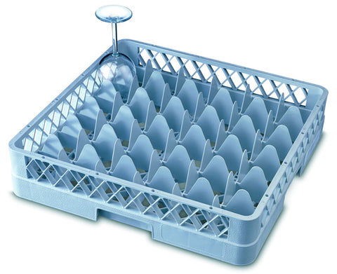 Genware GR36 36 Compartment Glass Rack